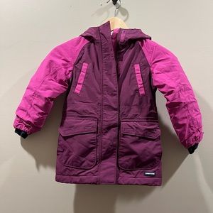 Land’s end Toddler Girl Squall Fleece Lined Waterproof Insulated Jacket 4T Pink